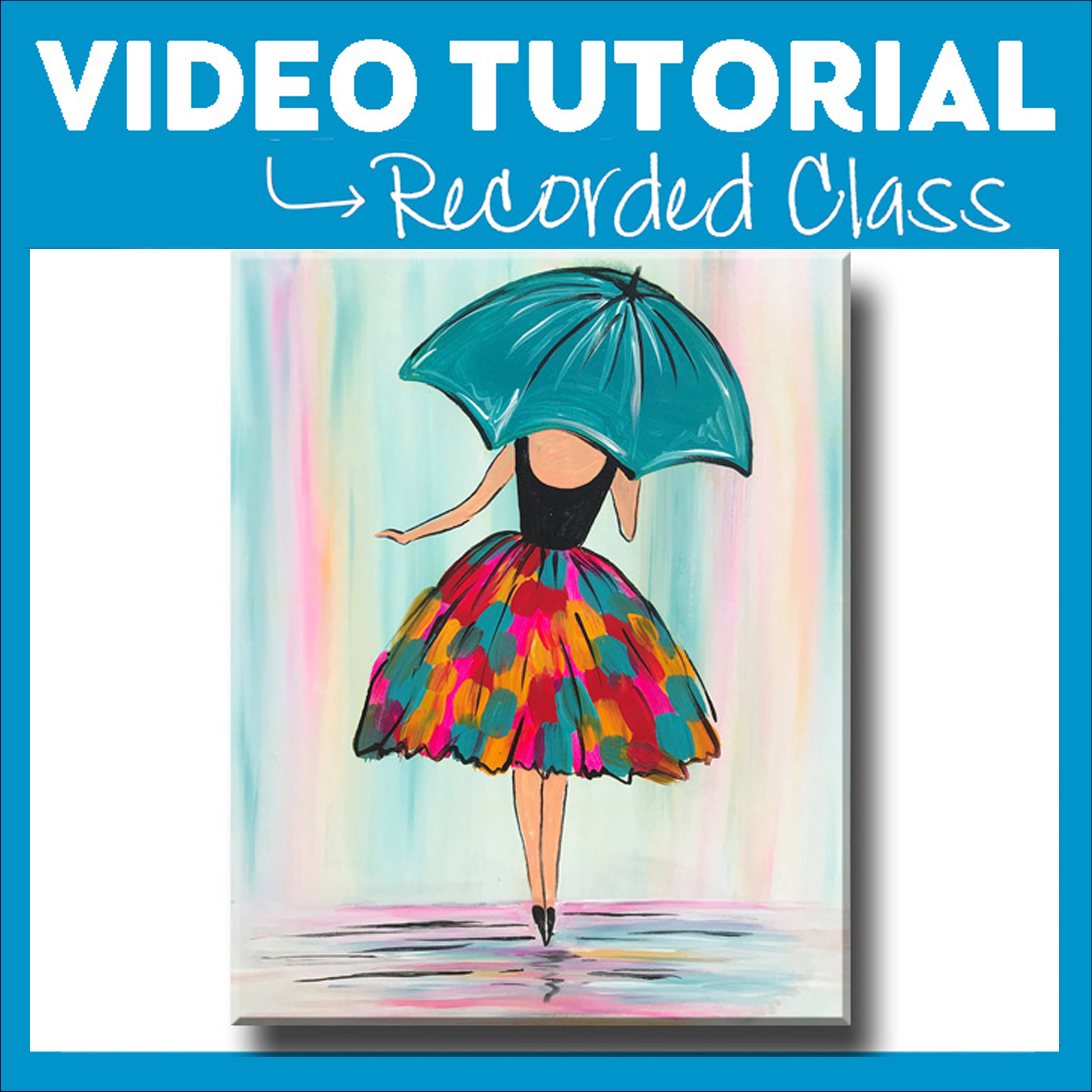 RECORDED 2 HOUR CLASS WITH SUPPLIES-LOGIN ON DEMAND-ANY DAY, ANY TIME